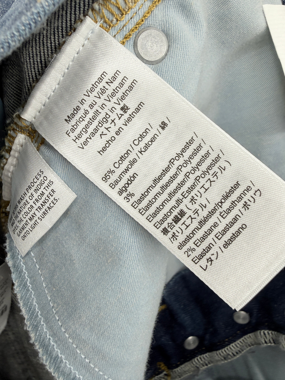 J.Crew Toothpick Jeans 25 Blue 9in Rise Button Fly Perfecting Pockets NWT