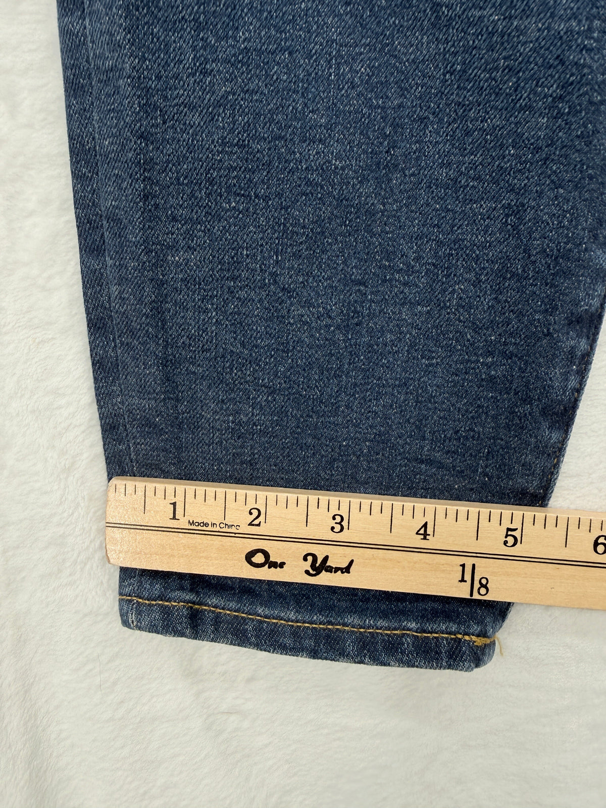 J.Crew Toothpick Jeans 25 Blue 9in Rise Button Fly Perfecting Pockets NWT