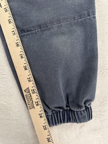 Vintage LL Bean Canvas Pants 4 Petite 90s Blue Jogger Jeans Hipster