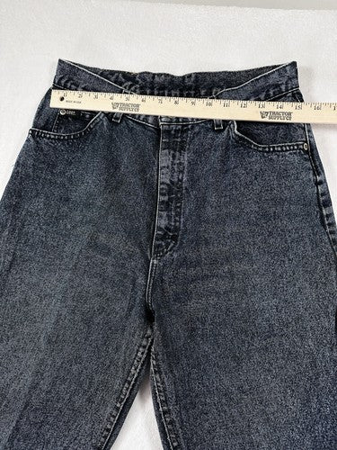 Vintage Lee Jeans 14 90s Hipster Made In USA High Rise Stonewashed Blue Womens
