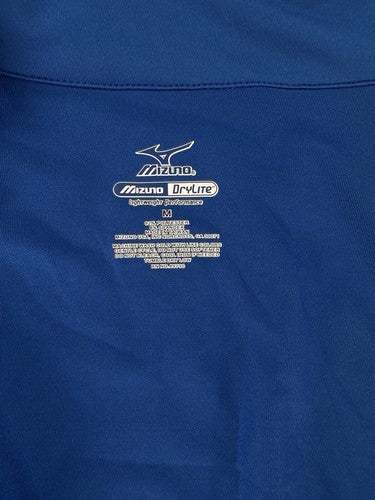 Mizuno Womens United Jacket Full Zip Medium Blue White Full Zip DryLite Running