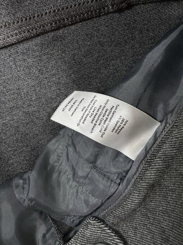 Talbots Lexington Pants 4 Gray Stretch Womens Zip Button Front