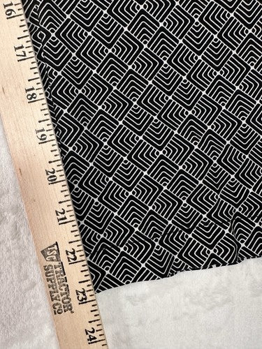 Liz Golf Capri Pants 14 Audra Black White Geometric Print Claiborne Womens