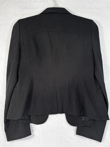 The Limited Blazer 6 Charcoal Gray Jacket Womens 3 Button Lined Womens