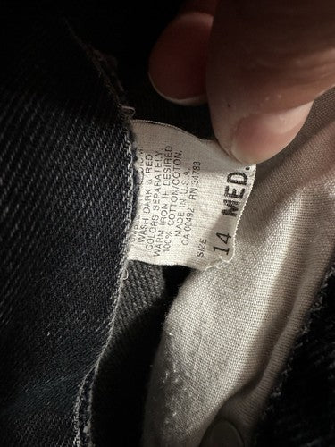 Vintage Lee Jeans 14 90s Hipster Made In USA High Rise Stonewashed Blue Womens