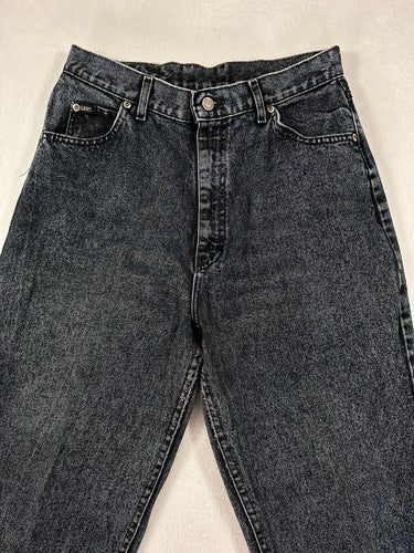 Vintage Lee Jeans 14 90s Hipster Made In USA High Rise Stonewashed Blue Womens