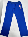 White Cross Fit Cargo Scrub Pants Medium Blue Womens NWT