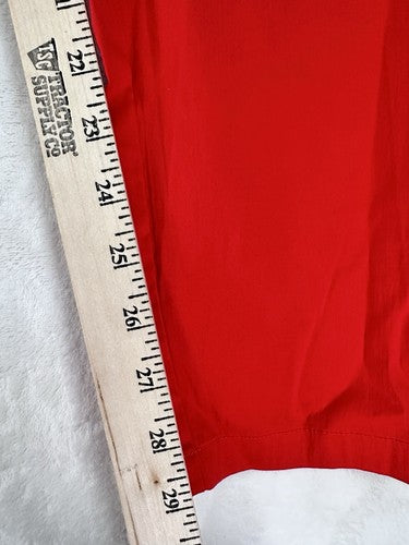 Italian Designer Mariagrazia Panizzi Pants Size US 12 IT 48 Red Hipster NWT