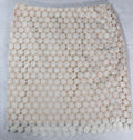 Talbots 10 Petite A-Line Skirt Floral Lace Overlay Knee Length Pink 10P
