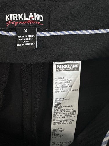 Costco Kirkland Signature Ladies Pants 8 Black Dress Pants Stretch Womens
