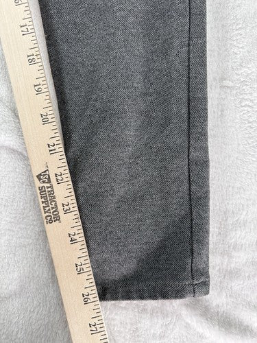 Talbots Lexington Pants 4 Gray Stretch Womens Zip Button Front