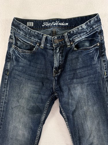 Flag & Anthem Jeans Men’s 29x30 29x29 Relaxed Blue Straight Leg