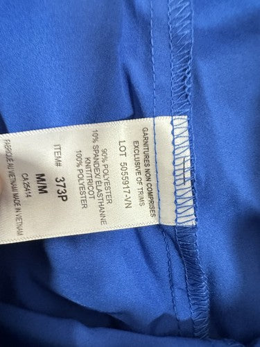 White Cross Fit Cargo Scrub Pants Medium Blue Womens NWT