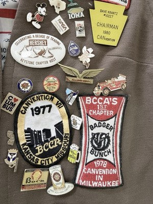 Beer Can Collection Collector Vest Pins Vintage 1980 BCCA