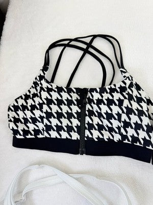 Venus Bikini Top Small Womens Lot 4 Black Floral
