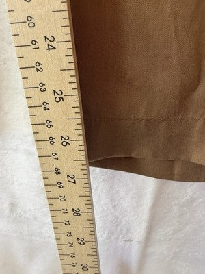 Chicos Skimmer Pants 2.5 US 14 Brown Soft Tencel Ultimate Fit Womens