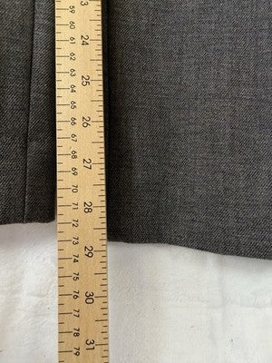 Talbots Chatham Ankle Pants 10 Gray Womens Side Zip High Rise