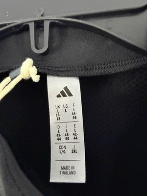 Adidas Golf Shirt Large Womens Black Ultimate 365 Sleeveless 1/4 Zip New NWT