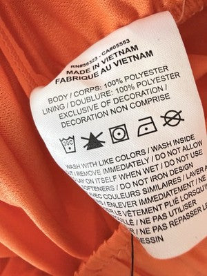 Nike Tempo Running Shorts Womens XS Dri FIT Mid Rise Brief Lined Orange New NWT