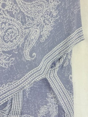 J Jill Kimono Wrap Lightweight Blue Open Front One Size Top Cardigan Womens
