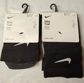 Nike Trail Running Socks Men 6-7.5 Women 7.5-9 Black Medium Ankle Wool New Lot