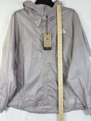 Nike ACG Cinder Cone Jacket Mens Small Gray Windproof Packable Hooded New NWT