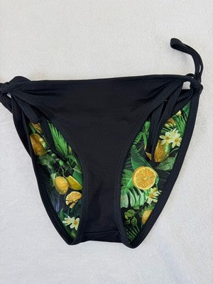 Venus Bikini Bottoms 10 Tie Side Back Fruit Print Womens Swimsuit Swim
