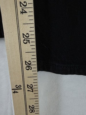 Levis Wedgie Straight 24 Jeans Womens Black Levi’s 24x26 High Rise Denim New NWT