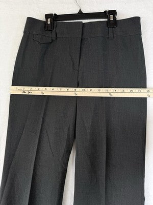 Ann Taylor Loft Julie Pants Size 4 Boot Cut Gray Stretch Trousers Women New