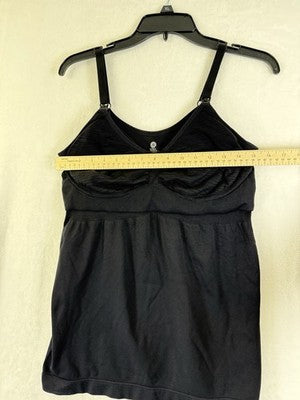 Kindred Bravelry Sublime Nursing Tank Hands Free Pumping Bra Black XL Womens