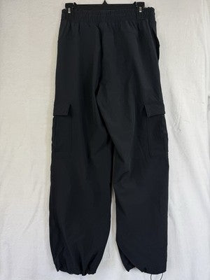 Under Armour Woven Cargo Pants Small Womens Black Pull On