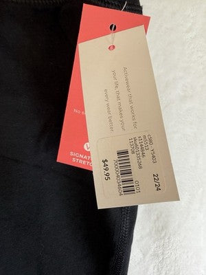 Livi Active Leggings 22/24 Lane Bryant Black Signature Plus Size Women New