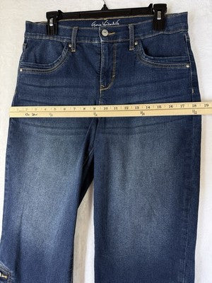 Gloria Vanderbilt Skimmer Jeans 8 Blue Capris Womens