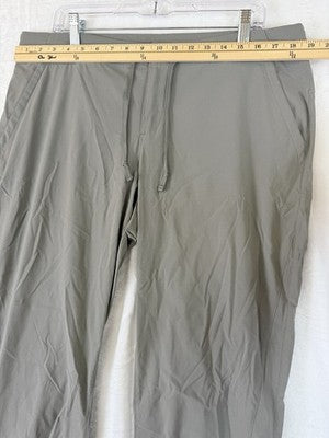 Columbia Anytime Pants Womens 16 Gray Bootcut Omnishield Hiking Quick Dry Nylon