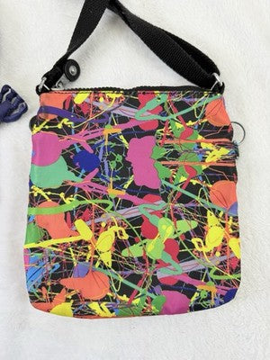 Kipling Crossbody Bag Small Abanu Mini Black Purple Purse Lot