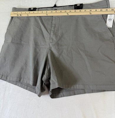Gap 6” Vintage Shorts 42 Mens Gray Cotton Blend New NWT