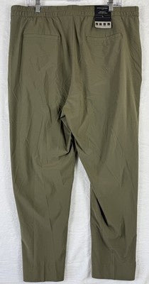 Banana Republic Pants Womens XL Airstretch Joggers Green High Rise Taper Leg New
