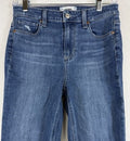 Paige Claudine Jeans 26 Raw Hem Blue Womens Denim