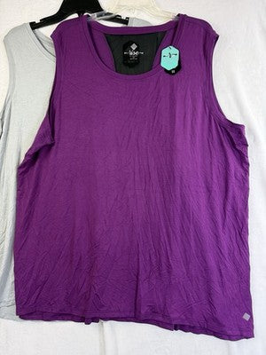 Rise By Lularoe 3X Tops Leggings Workout Gray Sleeveless Short Sleeve Lot New