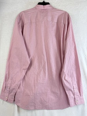 Gap Mens Shirt XL Button Up Pink CoolMax Long Sleeve Standard Fit New NWT