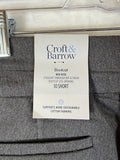 Croft And Barrow Effortless Stretch Pants 10 Short Gray Womens Bootcut New NWT