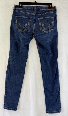 Hollister Mid Rise Super Skinny Jeans 29 Womens Blue 29x28