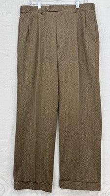 Brooks Brothers Pants 34x30 Wool Pleated Vintage Mens Made In USA Mens