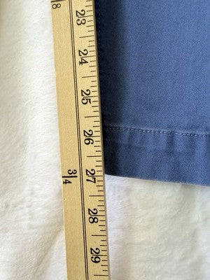 J Crew Chino Pants Womens 14 Blue Cotton