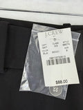 J Crew Crop Pants Women 8 Black Pleated Cropped High Rise New NWT