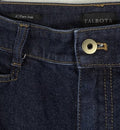 Talbots Flare Jeans 6 Dark Blue Daphne Wash Denim Womens