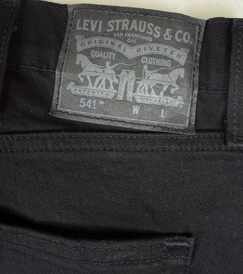 Levis 541 Jeans 44x34 Mens Athletic Taper Black Levi’s