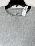 Gap Modern Tee Medium Womens Short Sleeve Gray Crew Neck Top T Shirt New