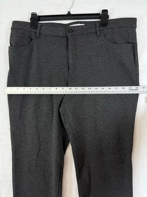 Liz Claiborne Pants 16W Short Womens Charcoal Gray 5 Pocket 16WS Knit Plus Size