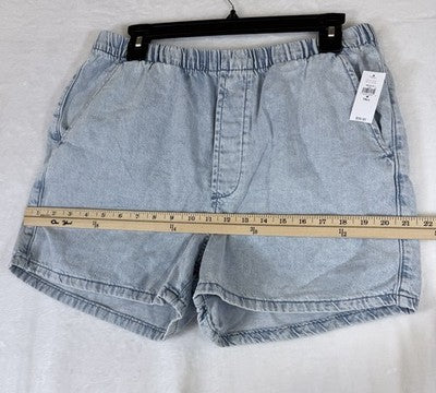 Gap Denim Shorts Women Medium Tall Mid Rise UltraSoft Easy Light Blue New NWT
